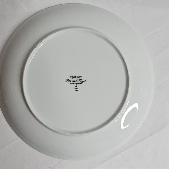 3 Fritz and Floyd Chicken Coop Porcelain Plates - Picture 7 of 7